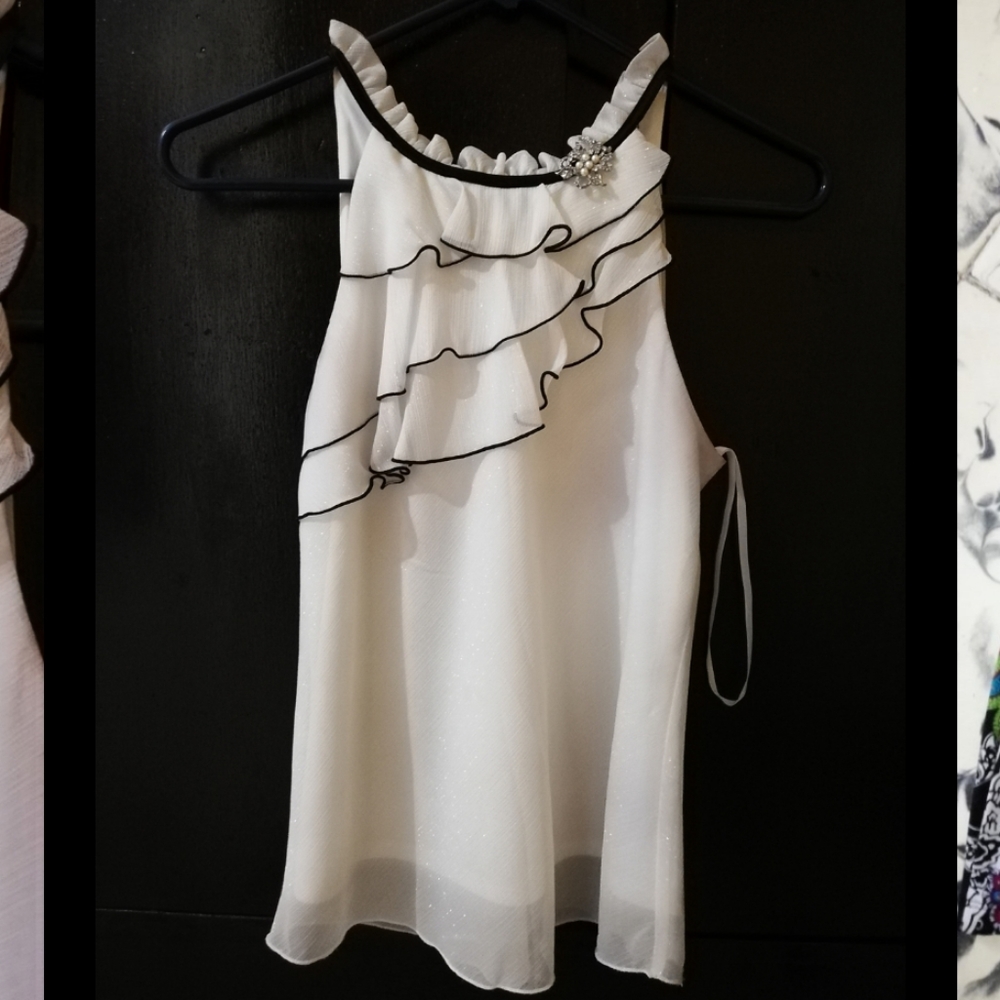 BCX ruffled top